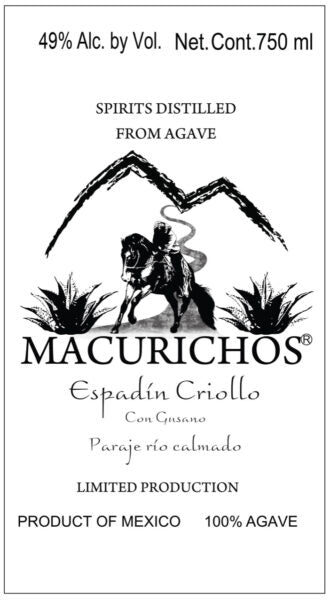 Buy Destilado de Agave Espadn Criollo con Gusano Online -Craft City