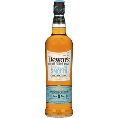 Buy Dewar'S Blended Scotch Caribbean Smooth Rum Cask Finish 8 Yr 80 750ML Online -Craft City