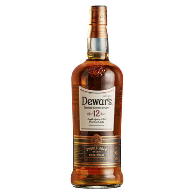 Buy Dewar'S Blended Scotch Double Aged In 1St Fill Bourbon Casks 12 Yr 80 1L Online -Craft City