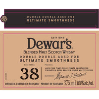 Buy Dewar's Double Double 38 Year Old 375ml Online -Craft City