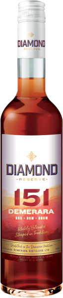 Buy Diamond Reserve Aged 151 Demerara Dark Rum Online -Craft City