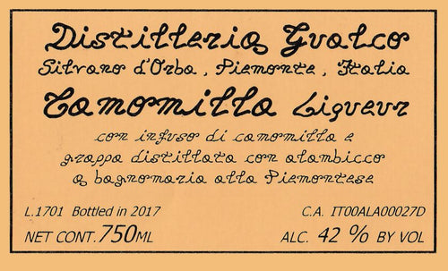 Buy Distilleria Gualco Camomilla [Chamomile Liqueur] Online -Craft City