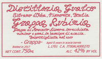 Buy Distilleria Gualco Grappa Rubinia Online -Craft City