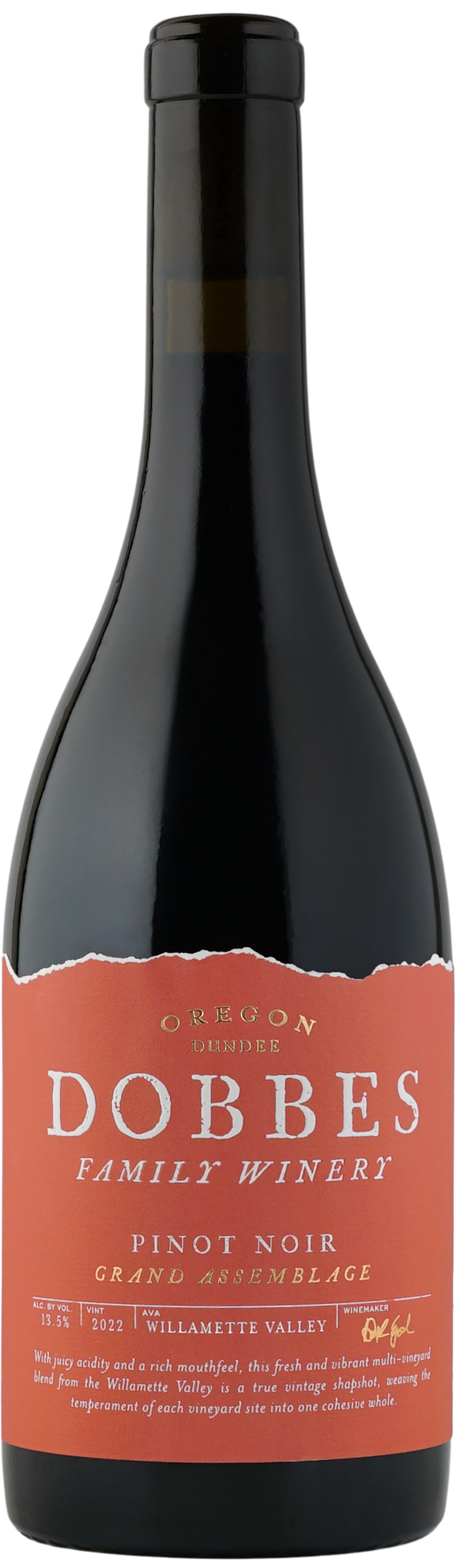 Buy Dobbes Family Pinot Noir Grand Assemb 21 750ML Online -Craft City