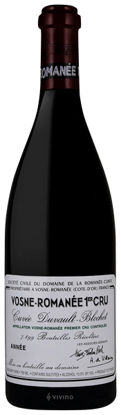 Buy Domaine De La Romanee Conti Vosne Romanee 1ER 20 750ML Online -Craft City