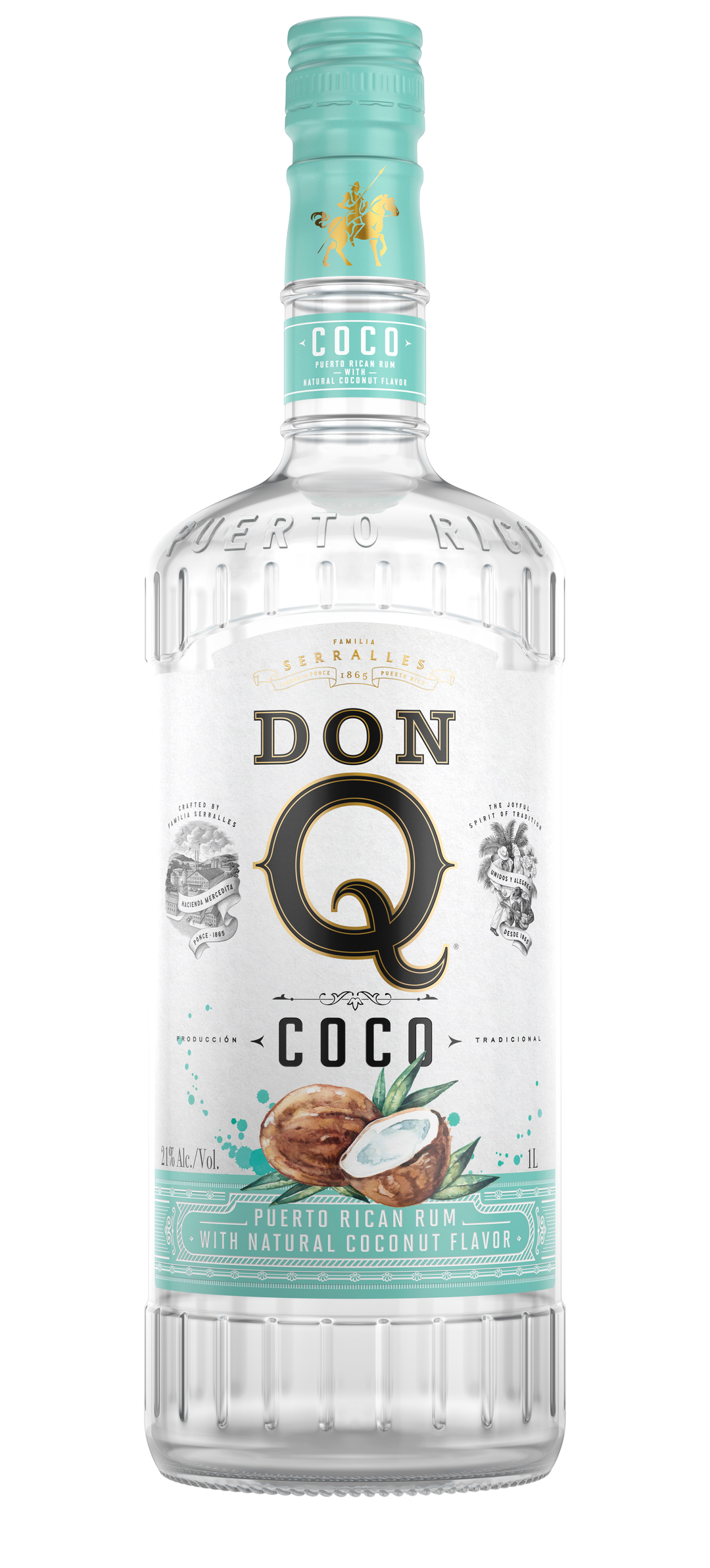 Buy Don Q Rum Coconut 42 1L Online -Craft City