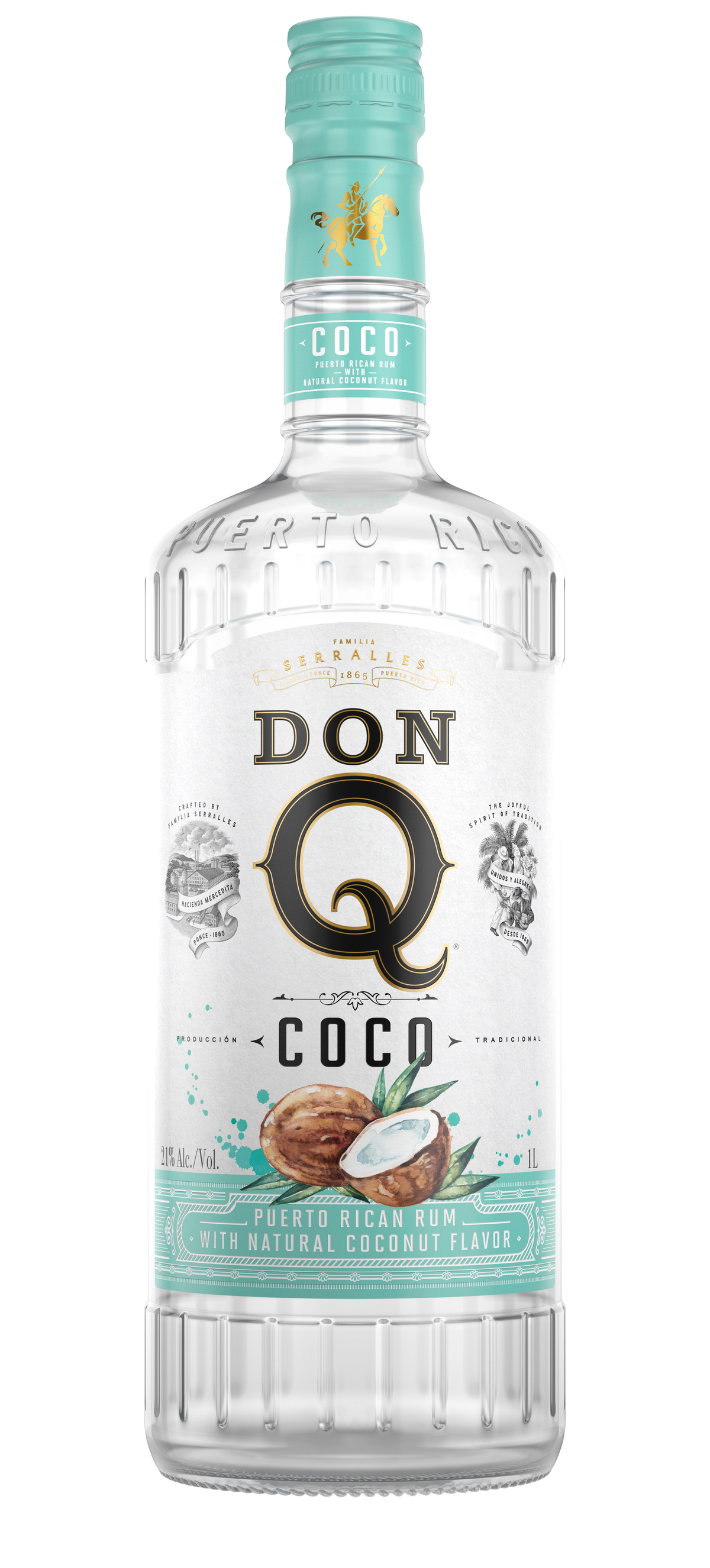 Buy Don Q Rum Coconut 42 1L Online -Craft City