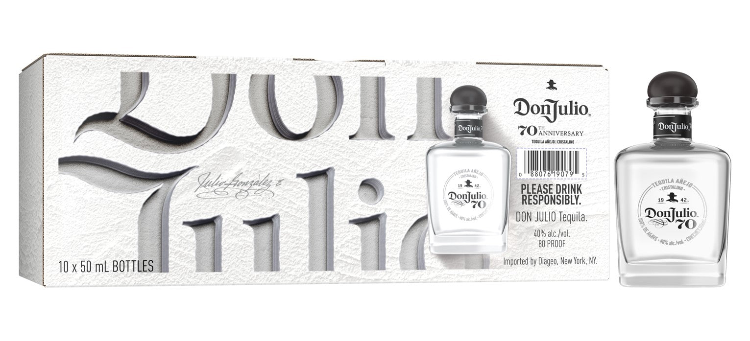 Buy Don Julio 70 Cristalino 50ML Shot Online – Craft City