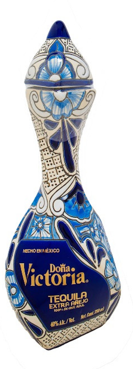 Buy Dona Victoria Tequila Extra Anejo Blue Bottle Online -Craft City
