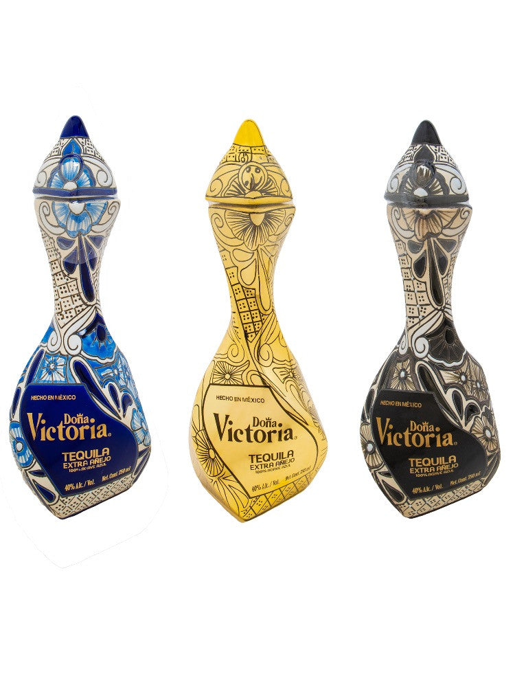 Buy Dona Victoria Tequila Extra Anejo Variety 3pk Bundle Online -Craft City