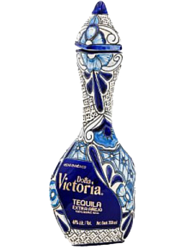 Dona Victoria Tequila Extra Añejo Blue Bottle