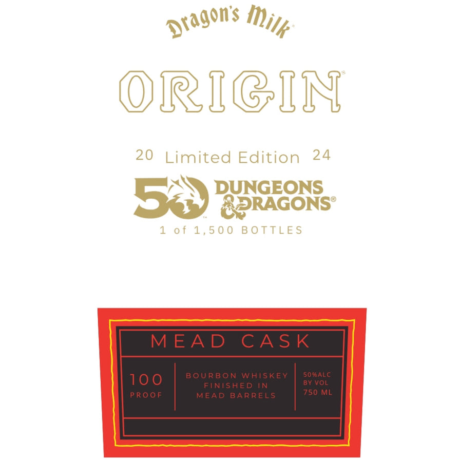 Buy Dragon’s Milk Origin Dungeons & Dragons Mead Cask Bourbon Online -Craft City