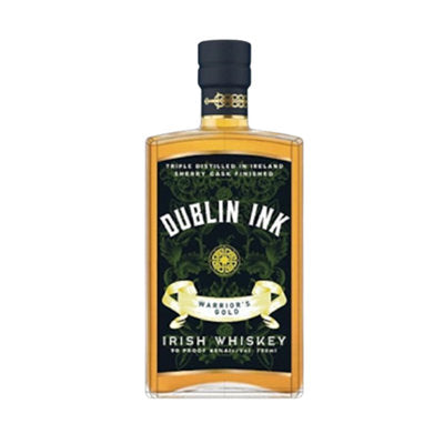 Buy Dublin Ink Irish Whiskey Warrior'S Gold Sherry Cask Finished 90 750ML Online -Craft City
