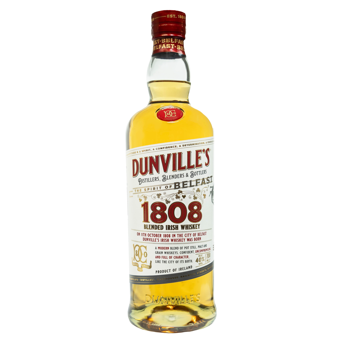 Buy Dunville Irish Whiskey 1808 700ML Online -Craft City