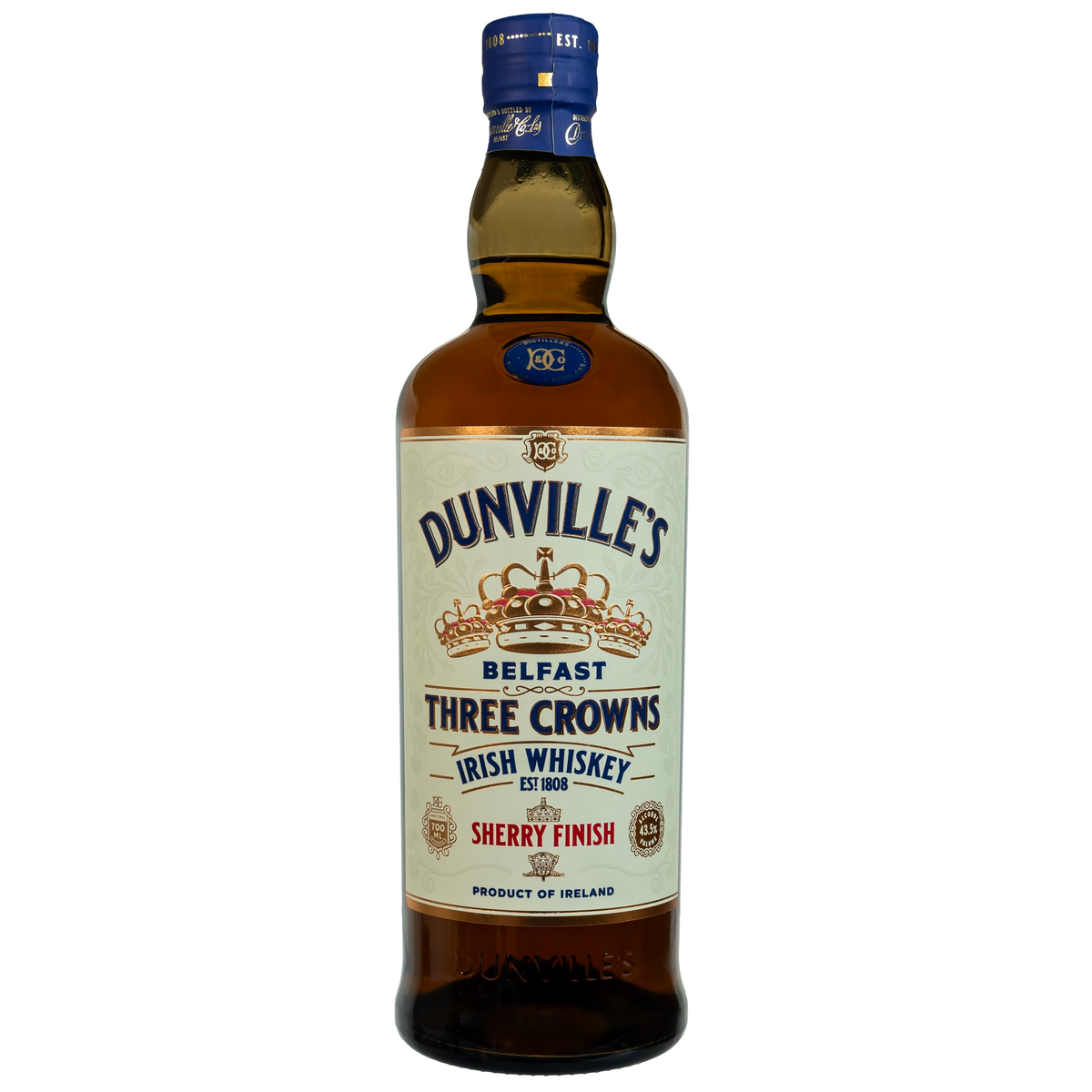 Buy Dunville Irish Whiskey 3 Crwn Sherry 700M Online -Craft City