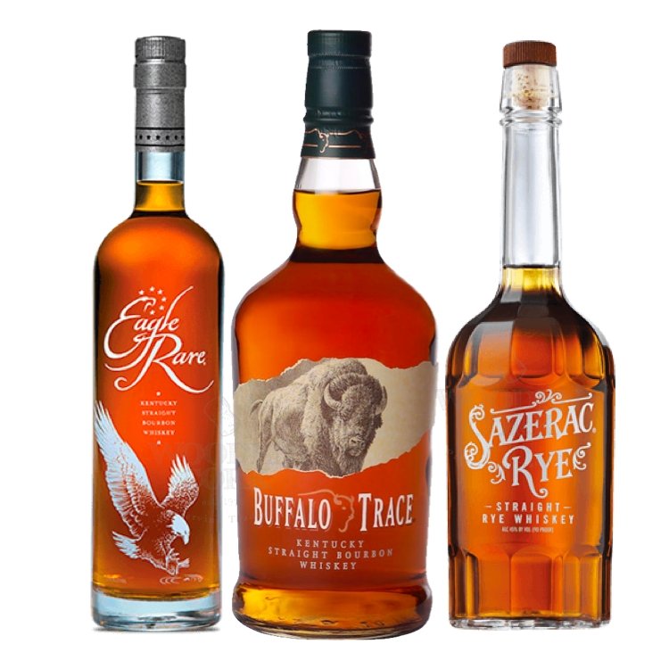 Eagle Rare 10 Year & Buffalo Trace Bourbon & Sazerac Rye Bundle – Craft ...