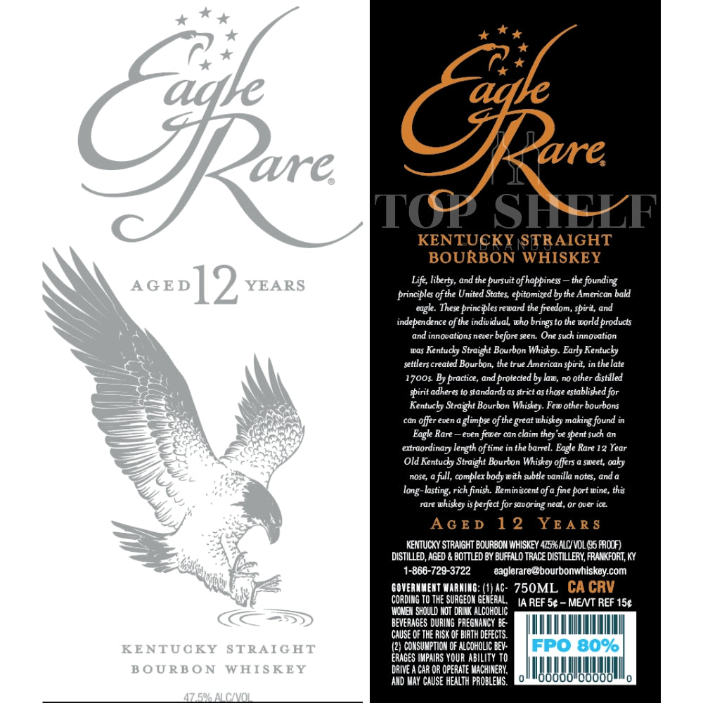 Buy Eagle Rare 12 Year Old Bourbon Online -Craft City