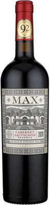 Buy Errazuriz Cabernet Sauvignon Max Reserva Aconcagua Valley 2020 750ML Online -Craft City