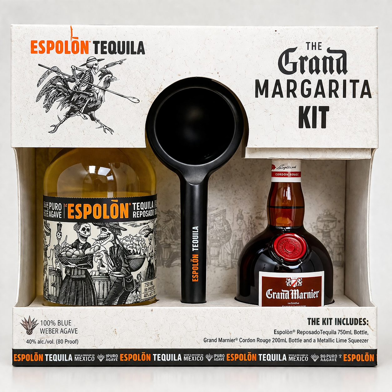 Buy Espolòn Reposado The Grand Margarita Gift Kit 750ml Online -Craft City