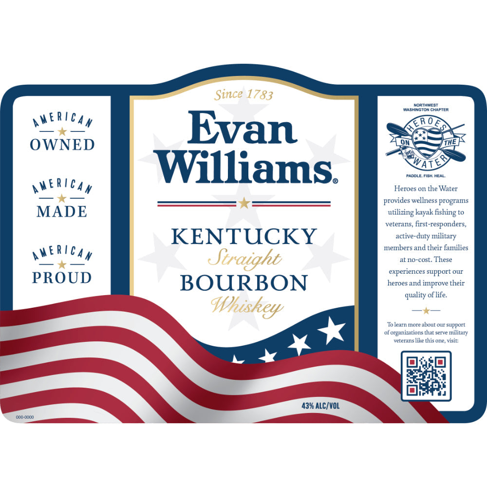Buy Evan Williams Heroes on the Water Straight Bourbon Online -Craft City