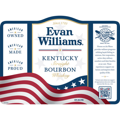 Buy Evan Williams Heroes on the Water Straight Bourbon Online -Craft City