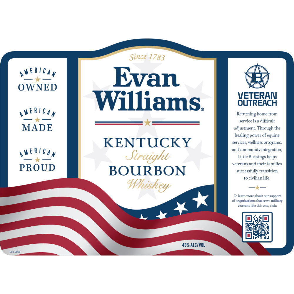 Buy Evan Williams Veteran Outreach Straight Bourbon Online -Craft City