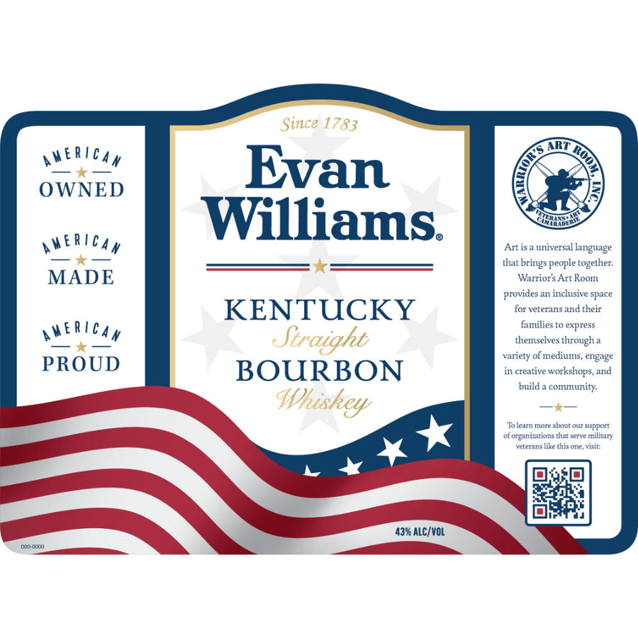 Buy Evan Williams Warrior's Art Room Straight Bourbon Online -Craft City