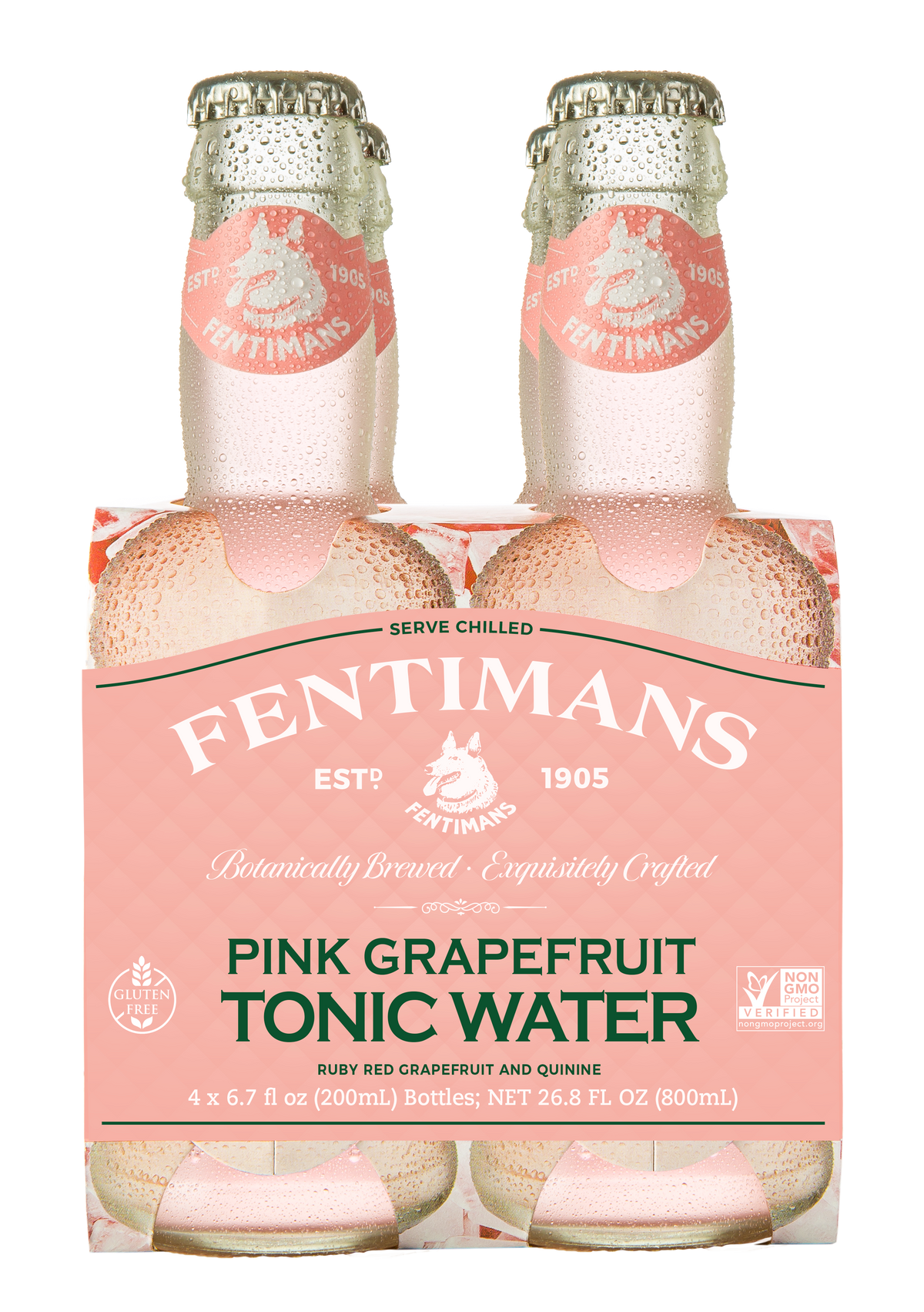 Buy Fentimans Tonic Water Pink Grapefruit 6/4P 200ML Online -Craft City
