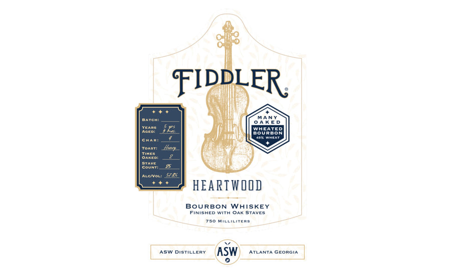Buy Fiddler Whiskey (ASW Distillery) Fiddler Georgia Heartwood Bourbon Whiskey Online -Craft City