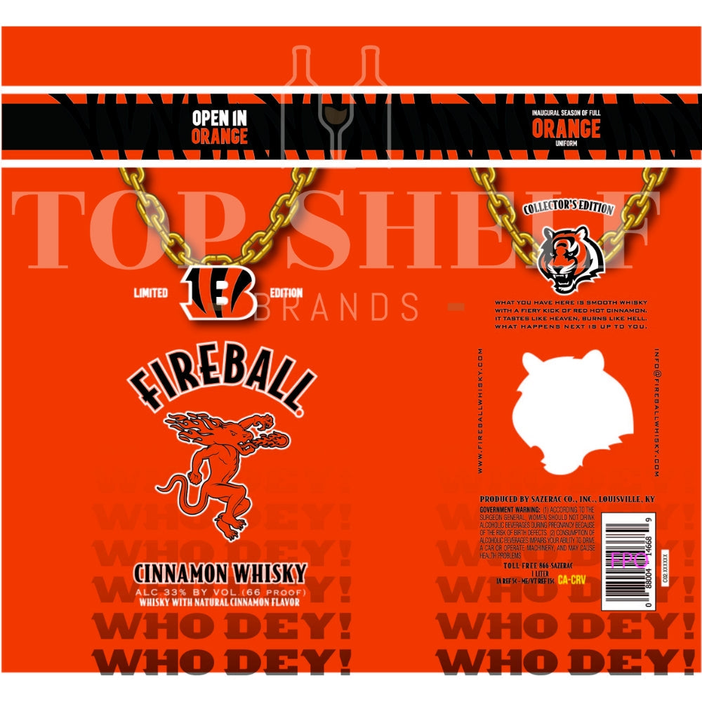 Buy Fireball Cincinnati Bengals Collectorôs Edition Online -Craft City