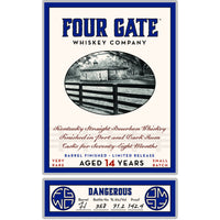 Buy Four Gate Dangerous 14 Year Old Bourbon Online -Craft City