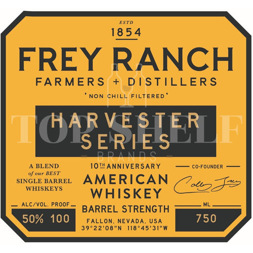 Buy Frey Ranch Harvester Series 10 Anniversary American Whiskey Online -Craft City