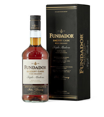 Buy Fundador Brandy De Jerez Solera Gran Reserva Triple Madera Sherry Cask 80 750ML Online -Craft City