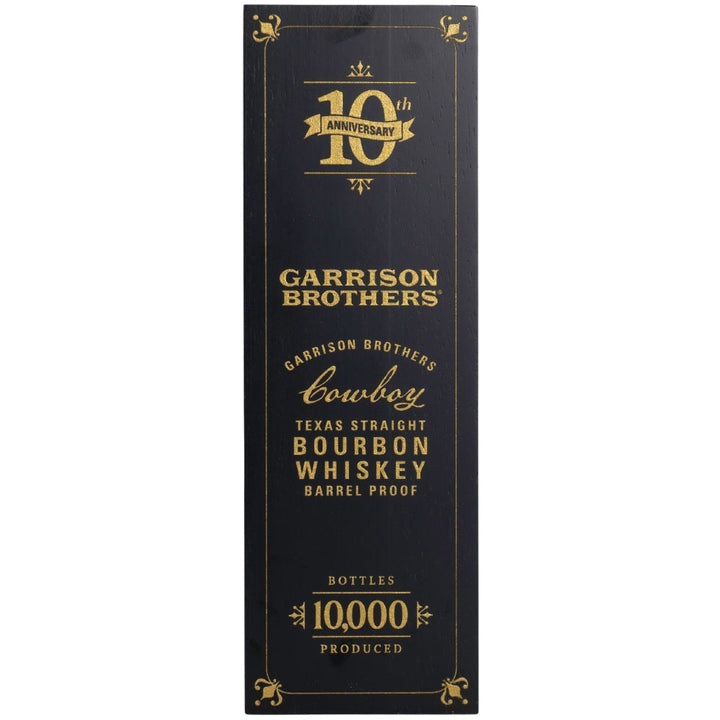 Buy Garrison Brothers 10th Anniversary Edition Cowboy Bourbon Online -Craft City