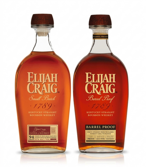 Elijah Craig Small Batch & Barrel Proof Bourbon 2PK Bundle