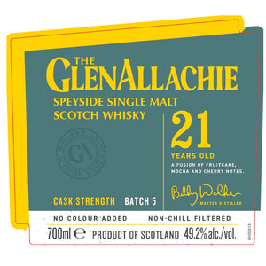 Buy GlenAllachie 21 Year Old Batch 5 Online -Craft City