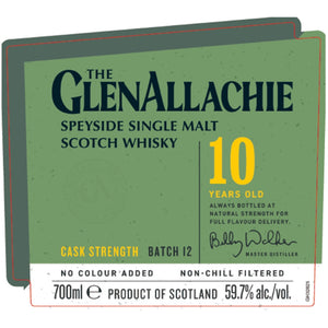 Buy Glenallachie 10 Year Old Cask Strength Batch 12 Online -Craft City