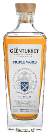 Buy Glenturret Scotch Triple Wood 23 750ML Online -Craft City