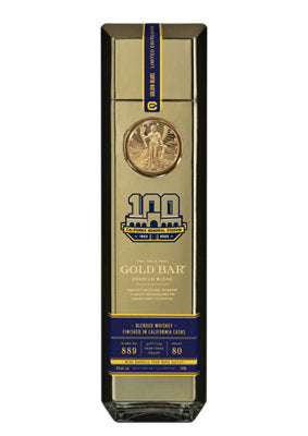 Buy Gold Bar Blended American Whiskey Premium Blend California Memorial Stadium 80 750ML Online -Craft City