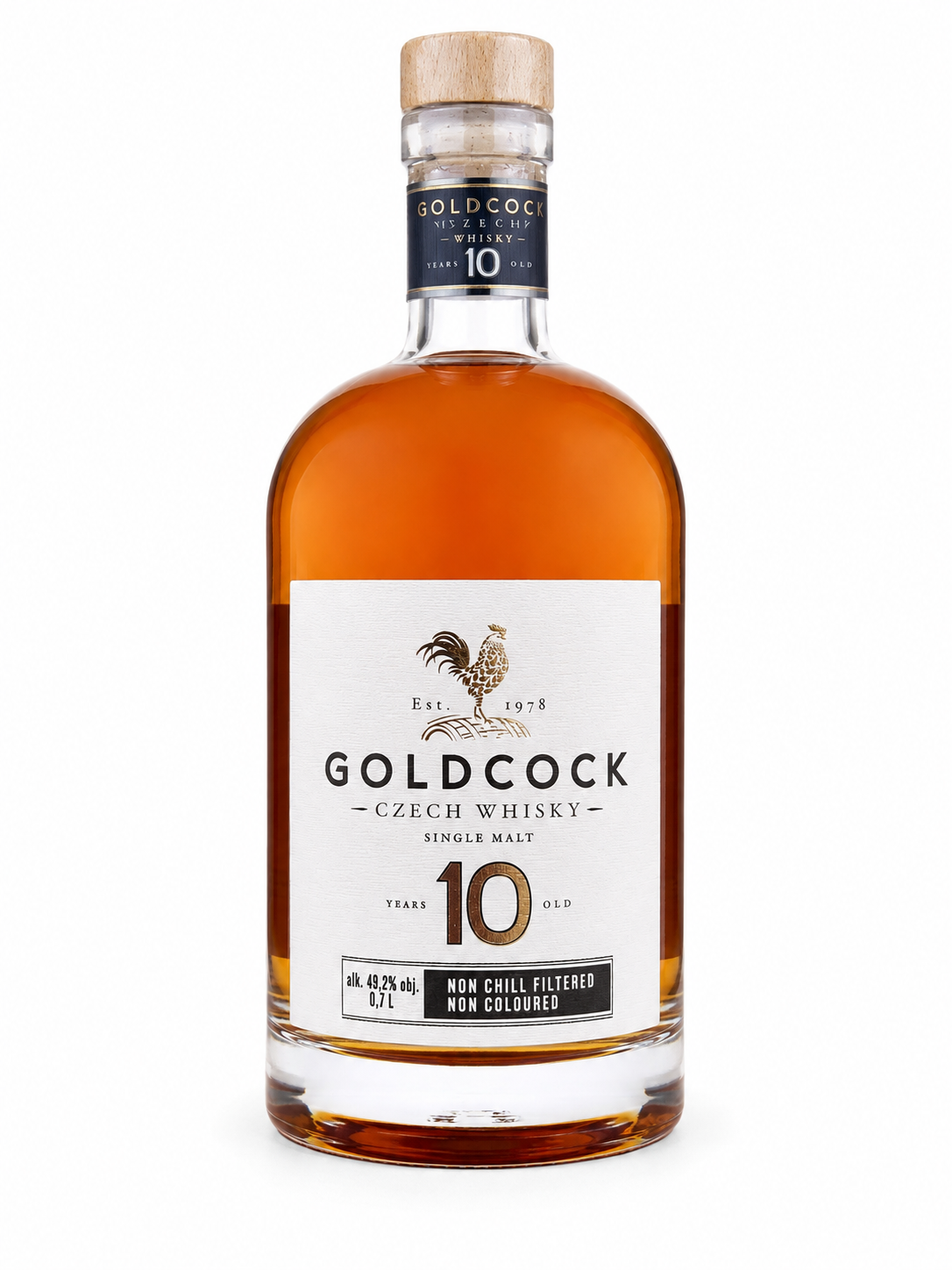 Buy Gold Cock 10 Year Old Czech Single Malt Whisky Online -Craft City