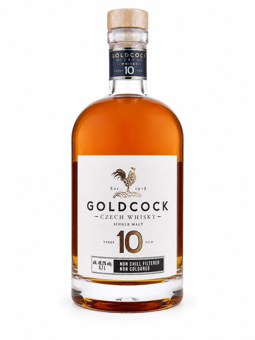 Buy Gold Cock 10 Year Old Czech Single Malt Whisky Online -Craft City
