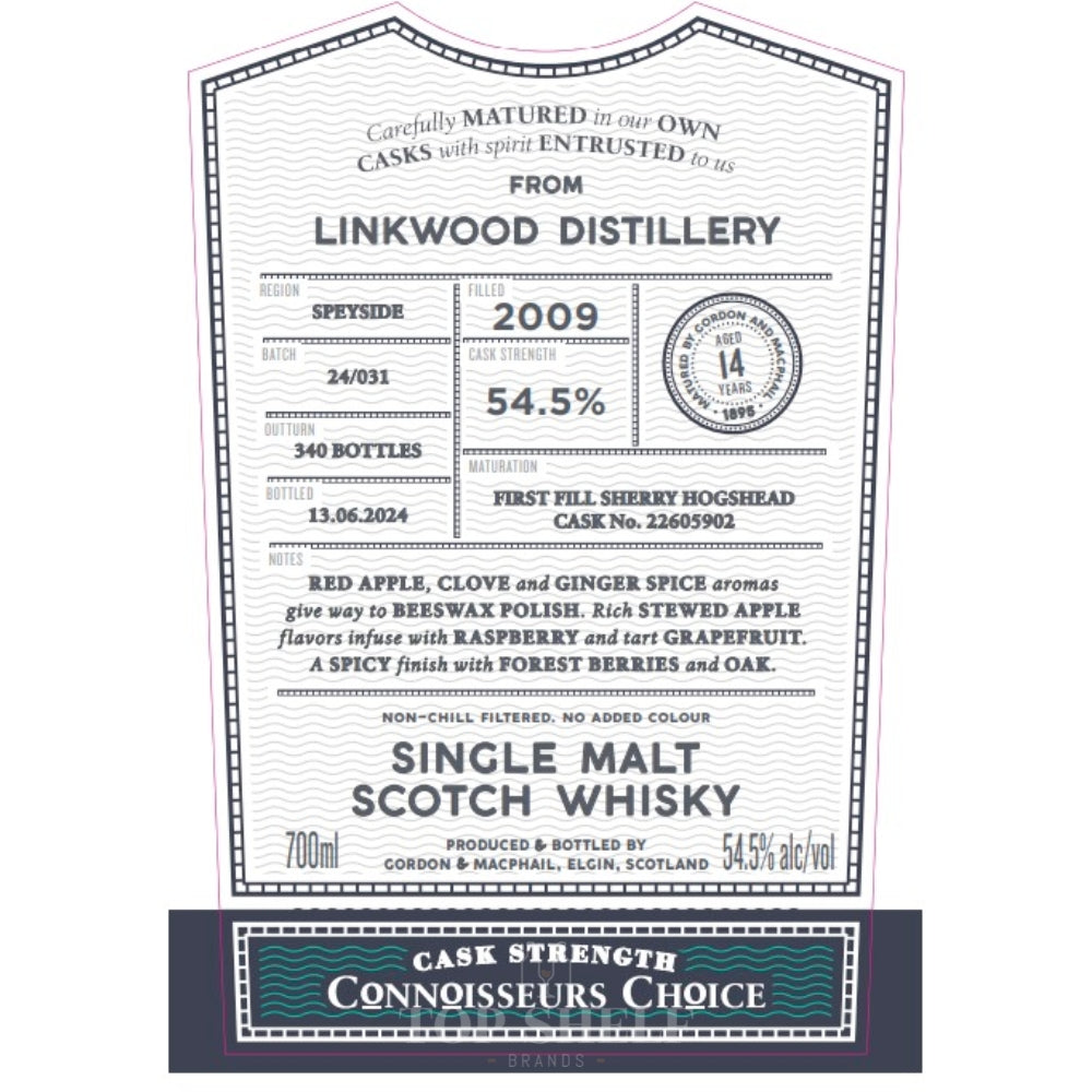 Buy Gordon & MacPhail 2009 Linkwood 14 Year Old Connoisseurs Choice Online -Craft City