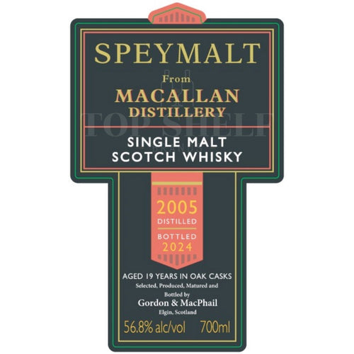 Buy Gordon & MacPhail Speymalt 2005 Macallan Bottled 2024 Online -Craft City