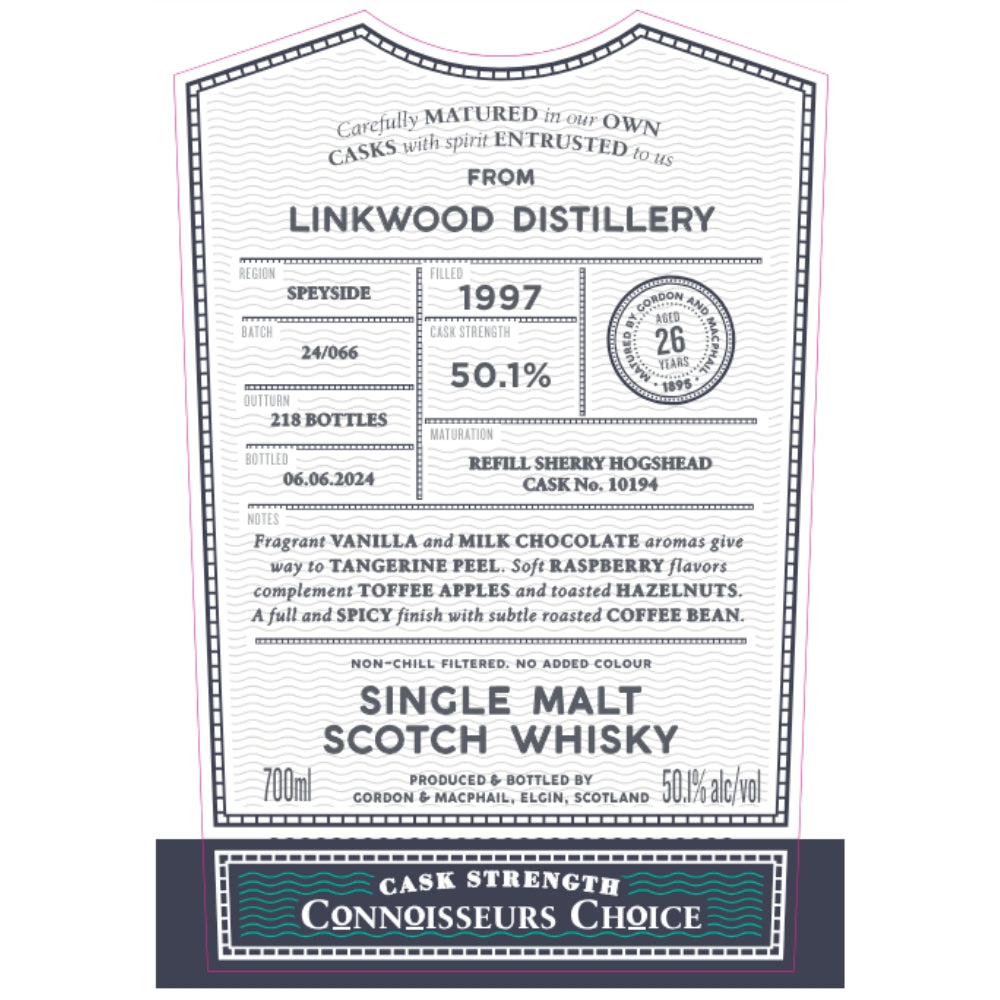 Buy Gordon & Macphail 1997 Linkwood 26 Year Old Online -Craft City