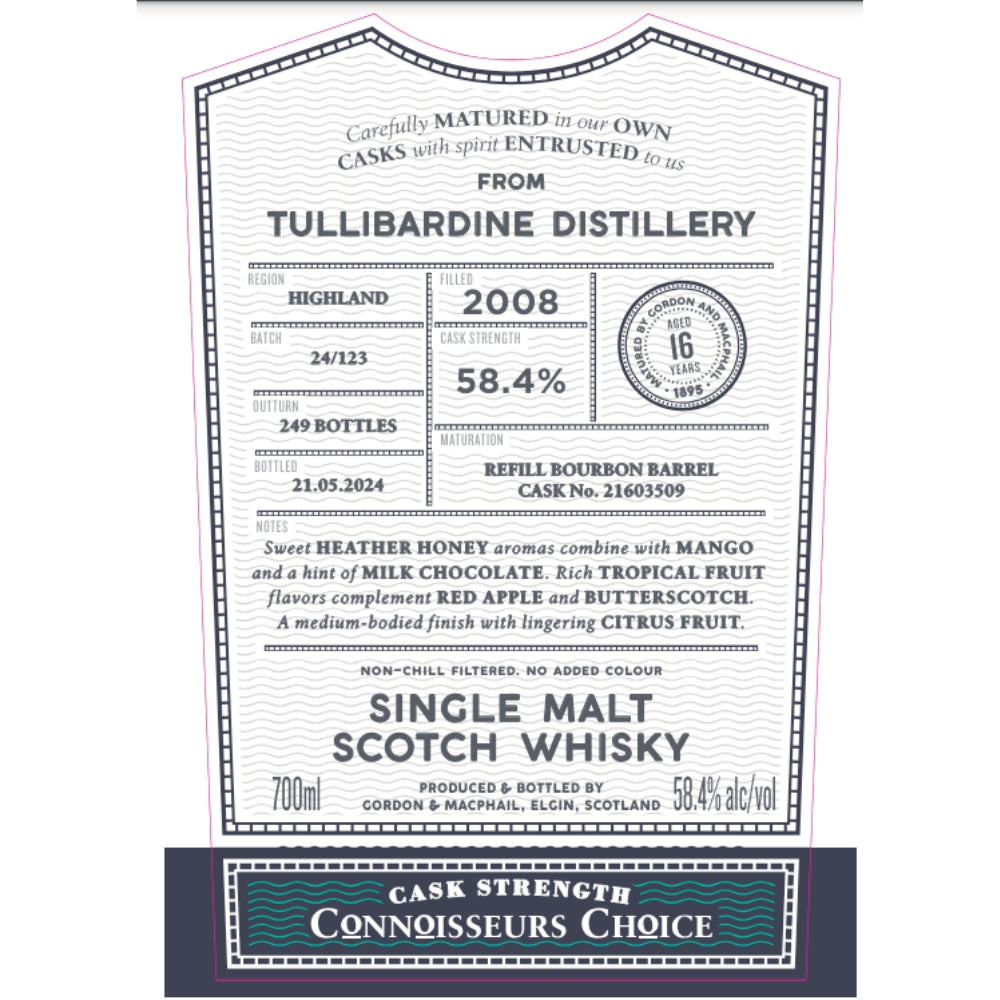 Buy Gordon & Macphail 2009 Tullibardine 16 Year Old Online -Craft City