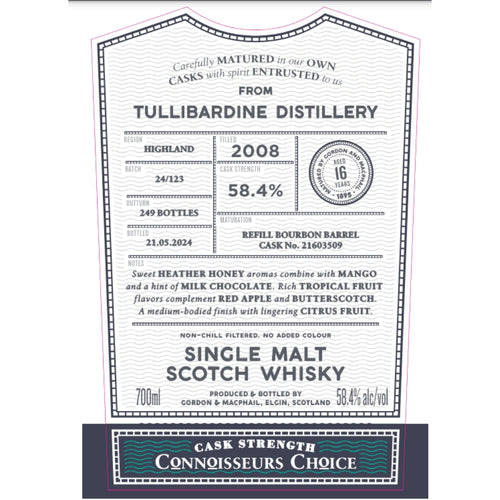 Buy Gordon & Macphail 2009 Tullibardine 16 Year Old Online -Craft City
