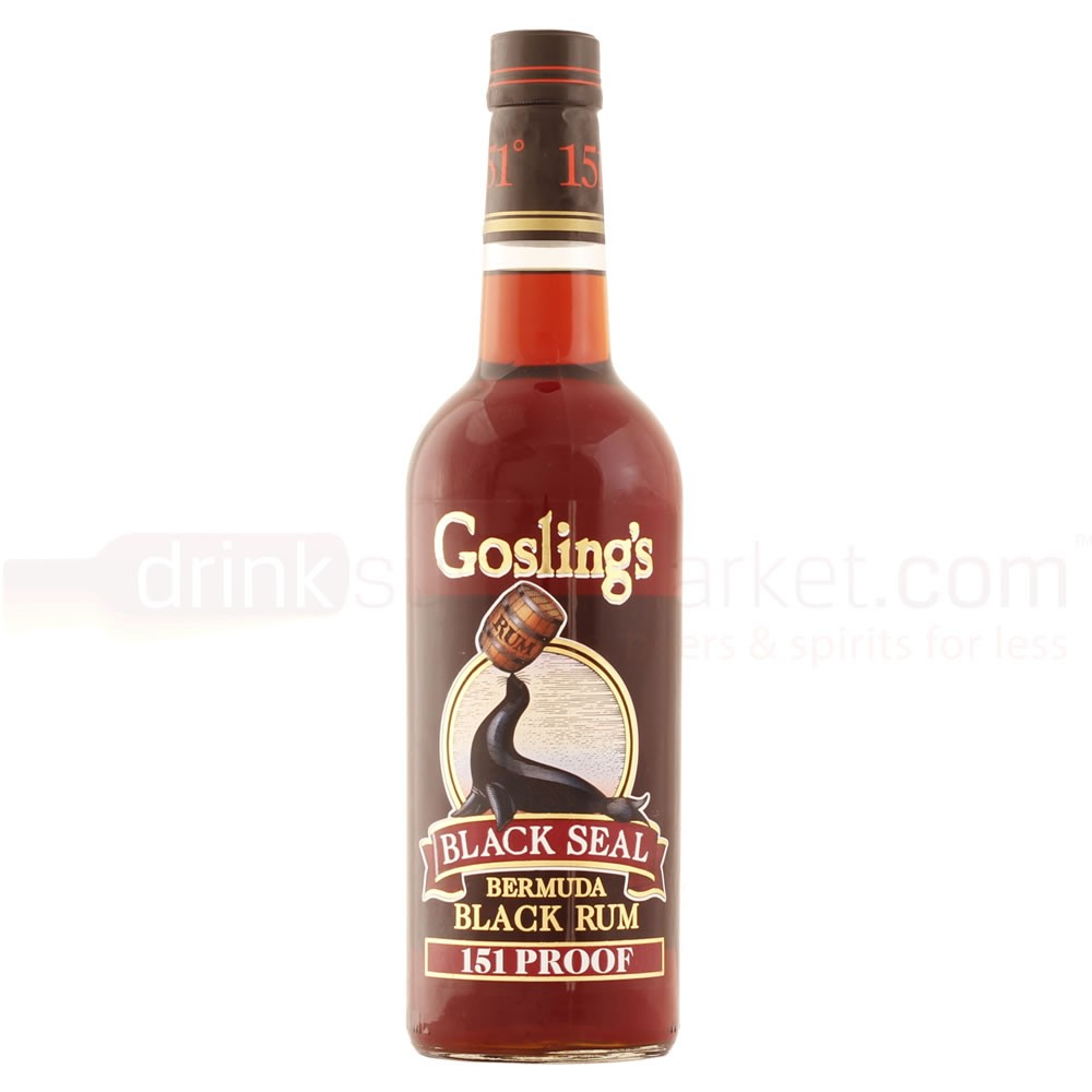 Buy Gosling's Black Seal Rum Dark 151 1L Online -Craft City