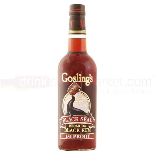 Buy Gosling's Black Seal Rum Dark 151 1L Online -Craft City
