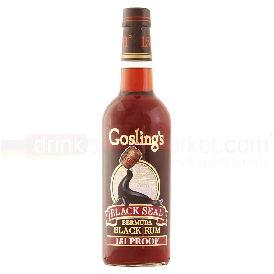 Buy Gosling's Black Seal Rum Dark 151 1L Online -Craft City