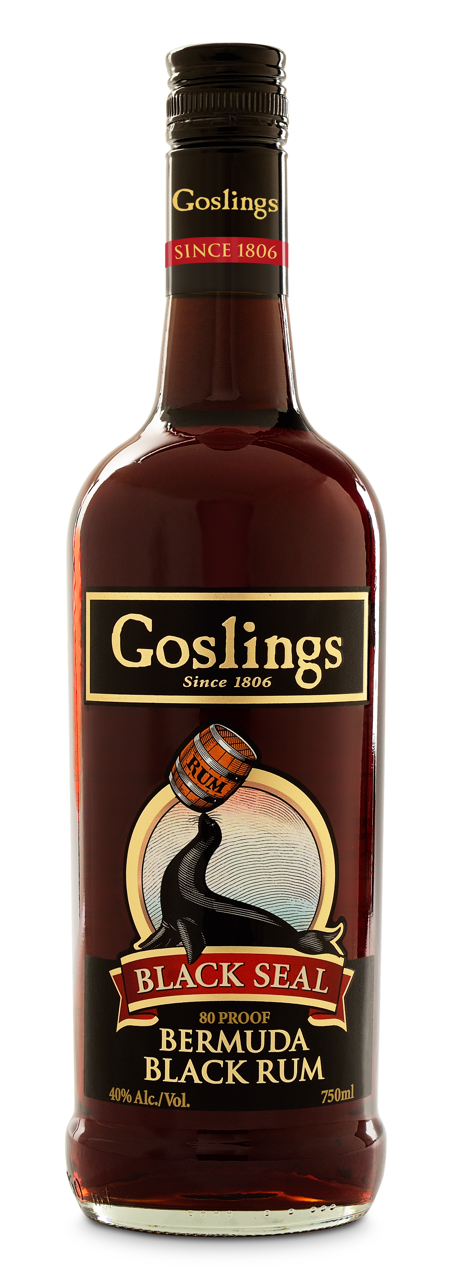 Buy Gosling's Black Seal Rum Dark 80 750ML Online -Craft City